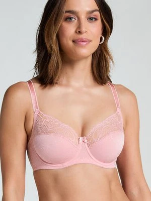 Hunkemöller Biustonosz nieusztywniany z fiszbinami Sophie Różowy