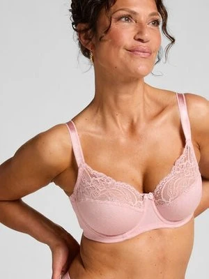 Hunkemöller Biustonosz nieusztywniany z fiszbinami Sophie Różowy