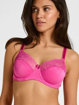 Hunkemöller Biustonosz nieusztywniany z fiszbinami Sophie Różowy