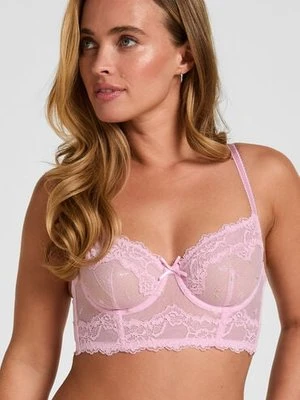 Hunkemöller Biustonosz Push-Up Camellia Różowy