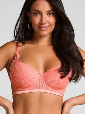 Hunkemöller Biustonosz push-up z fiszbinami Robijn Różowy