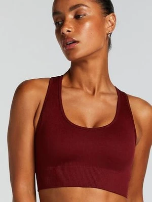 Hunkemöller Biustonosz sportowy bezszwowy HKMX Zebra Czerwony