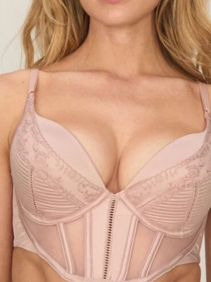 Hunkemöller Biustonosz typu push-up Brigitte Różowy