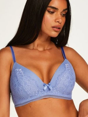 Hunkemöller Biustonosz usztywniany bez fiszbin Bessie Niebieski