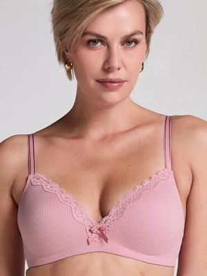 Hunkemöller Biustonosz usztywniany bez fiszbin Lola Różowy