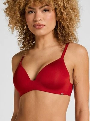 Hunkemöller Biustonosz usztywniany bez fiszbin Mona Czerwony