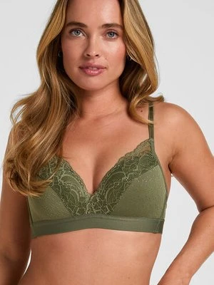 Hunkemöller Biustonosz usztywniany bez fiszbin Sophie Zielony
