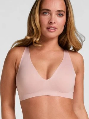 Hunkemöller Biustonosz usztywniany bez fiszbin Super Comfort Różowy