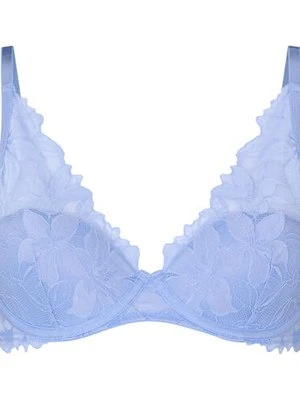 Hunkemöller Biustonosz usztywniany marki Ingrid z fiszbinami Niebieski