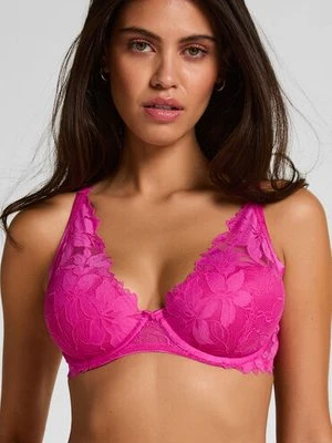 Hunkemöller Biustonosz usztywniany marki Ingrid z fiszbinami Różowy
