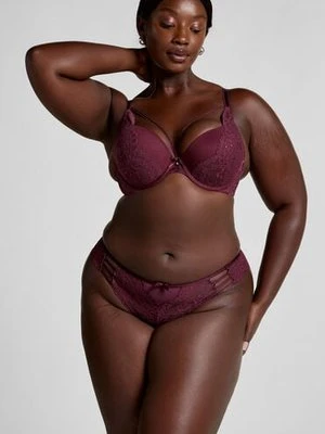 Hunkemöller Biustonosz usztywniany push-up z fiszbinami Isadora Czerwony