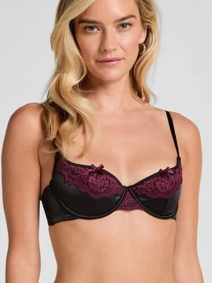 Hunkemöller Biustonosz usztywniany z fiszbinami Ambra Czarny