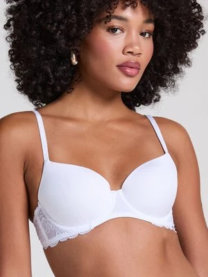 Hunkemöller Biustonosz usztywniany z fiszbinami Angie Biały