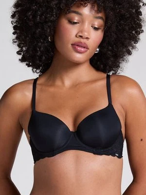 Hunkemöller Biustonosz usztywniany z fiszbinami Angie Czarny