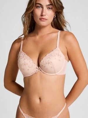 Hunkemöller Biustonosz usztywniany z fiszbinami Chloe Różowy