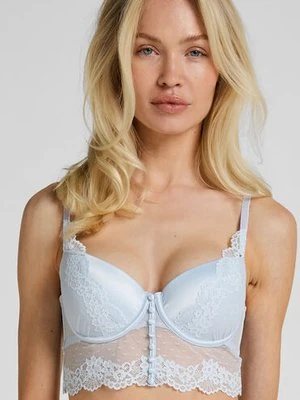 Hunkemöller Biustonosz usztywniany z fiszbinami Laila Niebieski