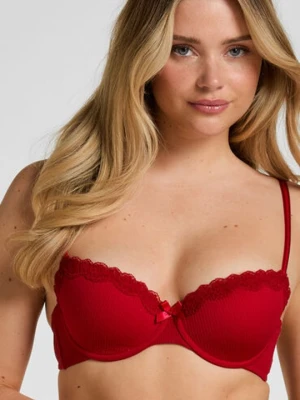 Hunkemöller Biustonosz usztywniany z fiszbinami Lola Czerwony