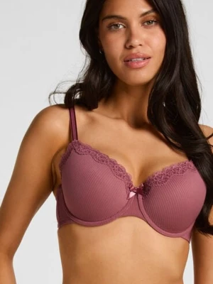 Hunkemöller Biustonosz usztywniany z fiszbinami Lola Fioletowy