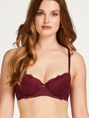 Hunkemöller Biustonosz usztywniany z fiszbinami Marine Fioletowy