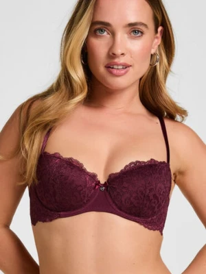 Hunkemöller Biustonosz usztywniany z fiszbinami Marine Fioletowy