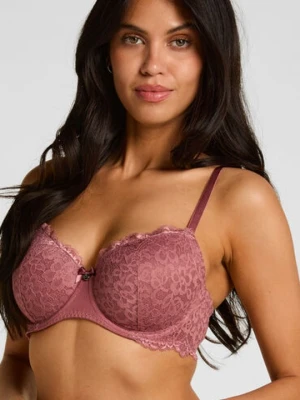 Hunkemöller Biustonosz usztywniany z fiszbinami Marine Fioletowy