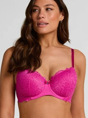 Hunkemöller Biustonosz usztywniany z fiszbinami Marine Różowy