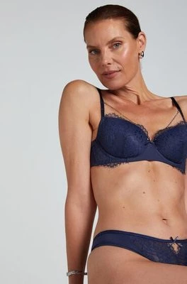 Hunkemöller Biustonosz usztywniany z fiszbinami Pearlene Niebieski