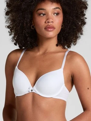 Hunkemöller Biustonosz usztywniany z fiszbinami Plunge Biały