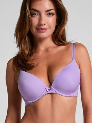 Hunkemöller Biustonosz usztywniany z fiszbinami Plunge Fioletowy