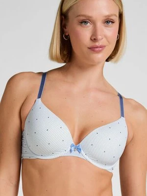 Hunkemöller Biustonosz usztywniany z fiszbinami Plunge Niebieski