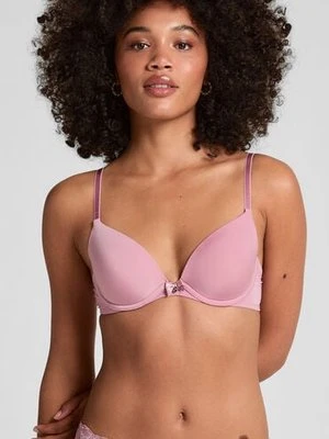 Hunkemöller Biustonosz usztywniany z fiszbinami Plunge Różowy