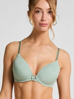 Hunkemöller Biustonosz usztywniany z fiszbinami Plunge Zielony