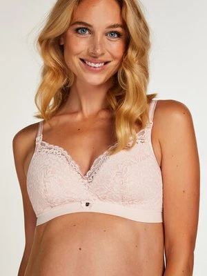Hunkemöller Biustonosz usztywniany z fiszbinami Rose, dla kobiet karmiących Różowy