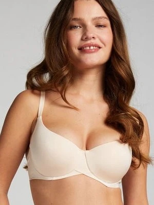 Hunkemöller Biustonosz usztywniany z fiszbinami Smooth Beżowy