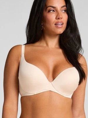 Hunkemöller Biustonosz usztywniany z fiszbinami Smooth Beżowy