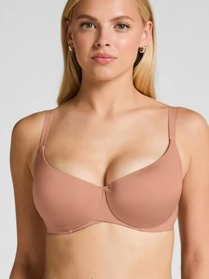 Hunkemöller Biustonosz usztywniany z fiszbinami Smooth Brązowy