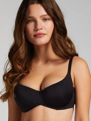 Hunkemöller Biustonosz usztywniany z fiszbinami Smooth Czarny