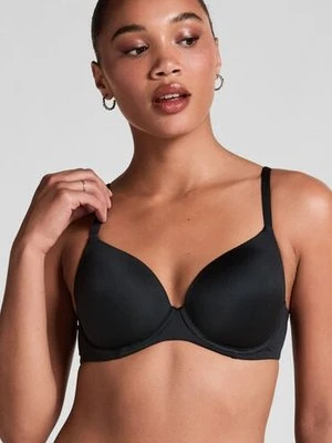 Hunkemöller Biustonosz usztywniany z fiszbinami Super Soft Czarny