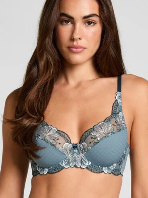 Hunkemöller Biustonosz Usztywniony Bez Wkładek Helena Niebieski