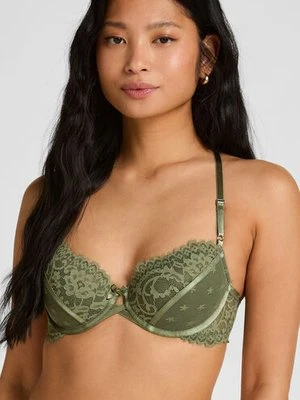 Hunkemöller Biustonosz Usztywniony z Wkładkami Valora Zielony