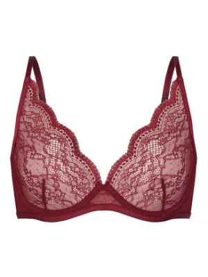 Hunkemöller Biustonosz z fiszbiną 206365 Czerwony