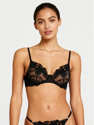 Hunkemöller Biustonosz z fiszbiną Ingrid 300469 Czarny