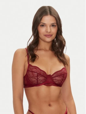 Hunkemöller Biustonosz z fiszbiną Isabelle 206364 Bordowy