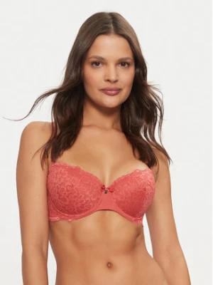 Hunkemöller Biustonosz z fiszbiną Marine 206320 Czerwony