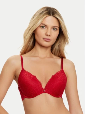 Hunkemöller Biustonosz z fiszbiną Marine 300245 Czerwony