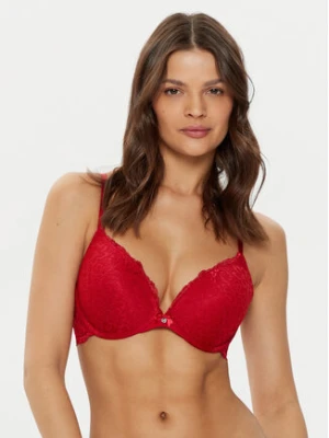 Hunkemöller Biustonosz z fiszbiną Marine 300245 Czerwony