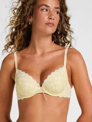 Hunkemöller Biustonosz z Fiszbinami i Wyściółką Gaia Żółty