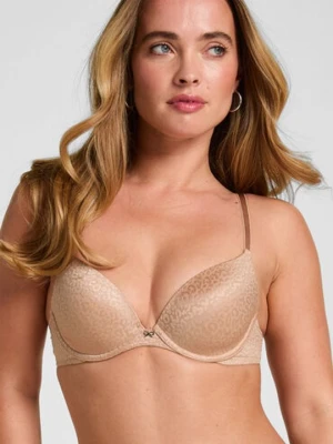 Hunkemöller Biustonosz z Fiszbinami i Wyściółką Jackie Brązowy