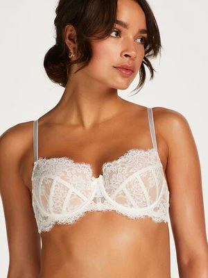 Hunkemöller Biustonosz z usztywnianymi fiszbinami Chlo Biały