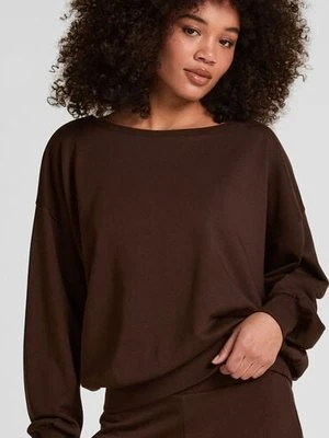 Hunkemöller Boatneck Sweater Audrey Brązowy
